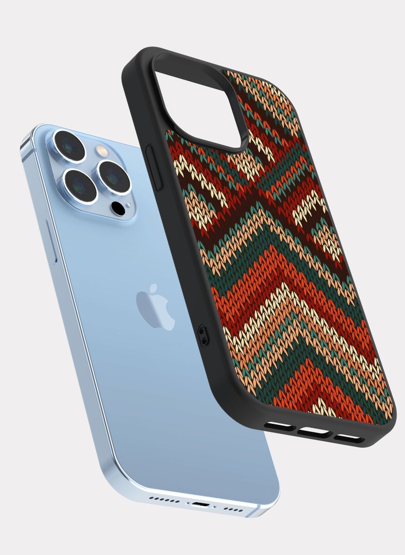 PXLAAT - iPhone 13 Pro Max case cover Canvas pattern - Image 1