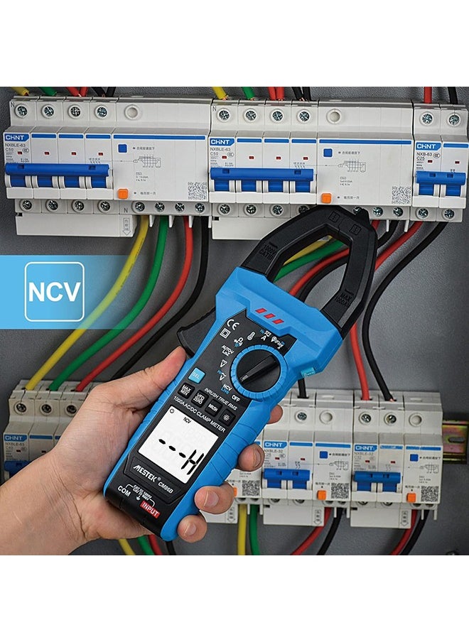 MESTEK - Inrush Clamp Meter MESTEK 1000A True RMS AC/DC Current Amp Meter, Multimeter Voltage Tester 6000 Counts, VFD, LOZ Mode, Measures Current Voltage Temperature CapaInrush Clamp Meter MESTEK 1000A True RMS AC/DC Current Amp Meter, Multimeter Voltage Tester 6000 Counts, VFD, LOZ Mode, Measures Current Voltage Temperature Capacitance Resistance Diodes Continuitycitance Resistance Diodes Continuity - Image 1