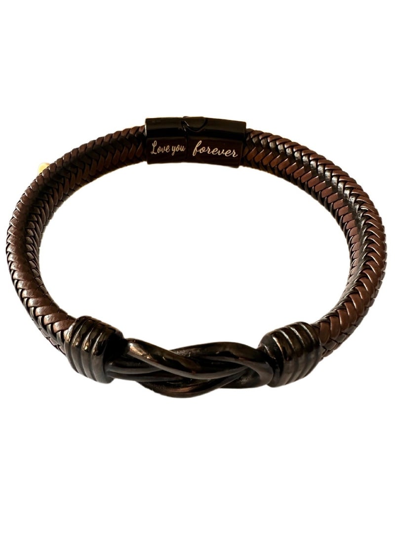 Mark Fairwhale Stainless Steel Men's Magnetic Retro Bracelet  - Image 1