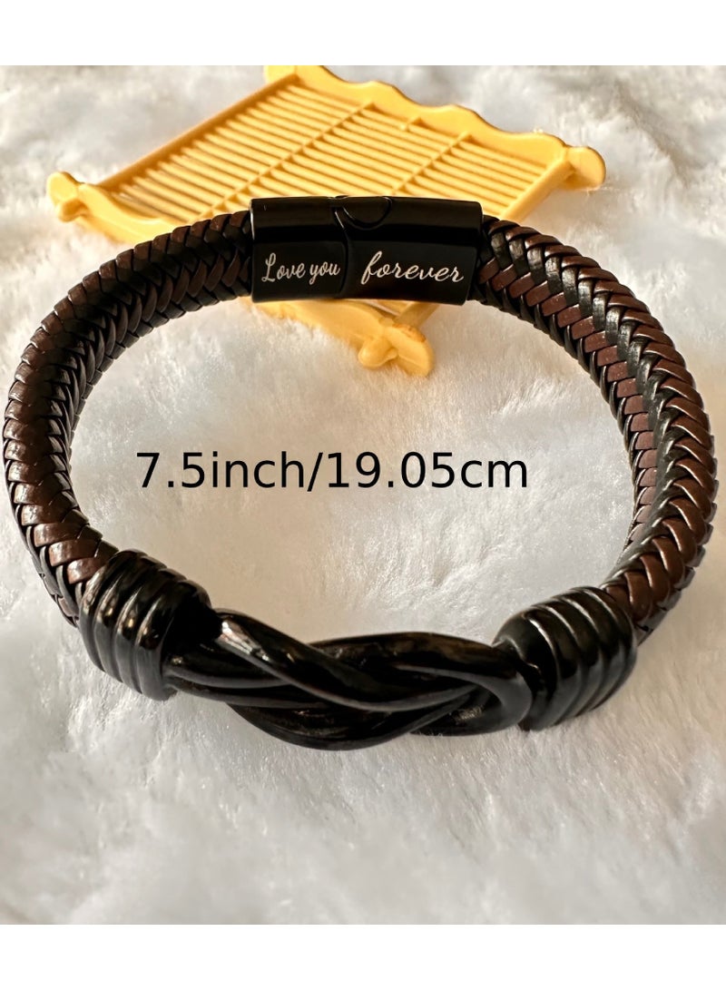 Mark Fairwhale Stainless Steel Men's Magnetic Retro Bracelet  - Image 3