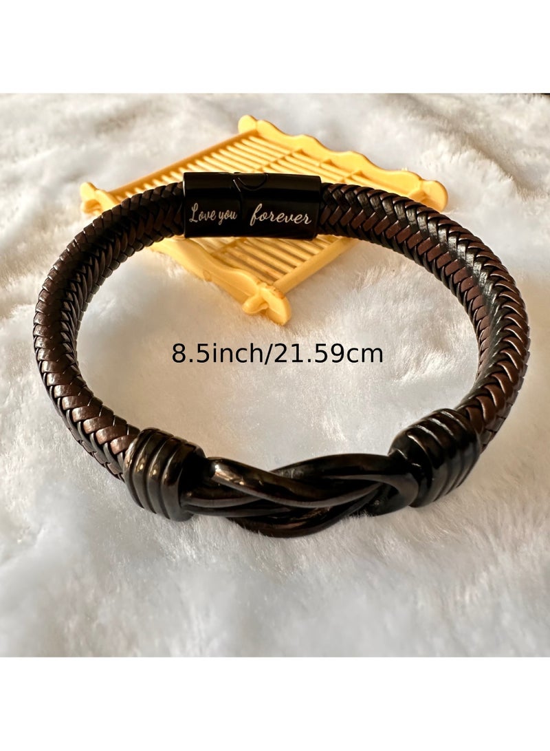 Mark Fairwhale Stainless Steel Men's Magnetic Retro Bracelet  - Image 4