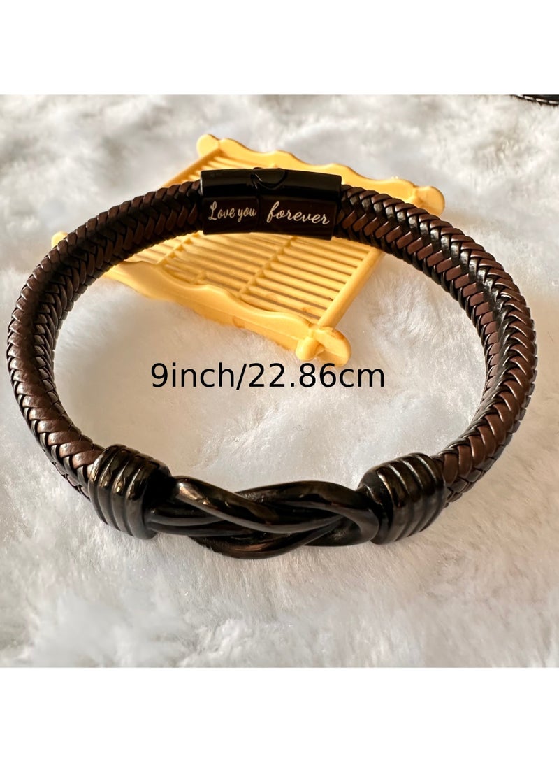 Mark Fairwhale Stainless Steel Men's Magnetic Retro Bracelet  - Image 5