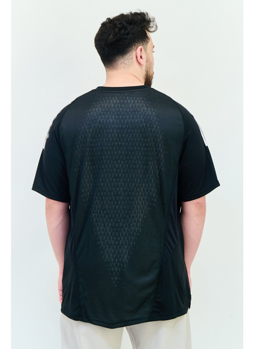 Adidas Men Sportswear Fit Short Sleeve Tiro23 Pro Training Jersey, Black  - Image 3