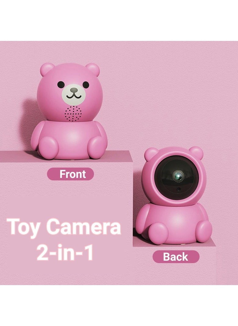 Ayeeb Portable Rechargeable Infrared Automatic Monitor (PRIAM) Cordless Lightweight HD Camera 1080P Video Recording, Auto Alarm, IR Night Vision, Crying Detection for Baby Infante Toddler Kids Safety, With 32G Memory Card  - Image 4