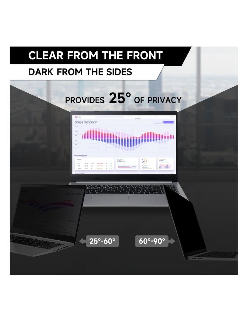 16 Inch 16:10 Laptop Privacy Screen Filter, Anti Blue Light Glare & Anti Scratch Privacy Shield for 16" with 1920x1200 Aspect Ratio for HP/Dell/Acer/Lenovo/Asus/Huawei/Lenovo Laptop  - Image 4