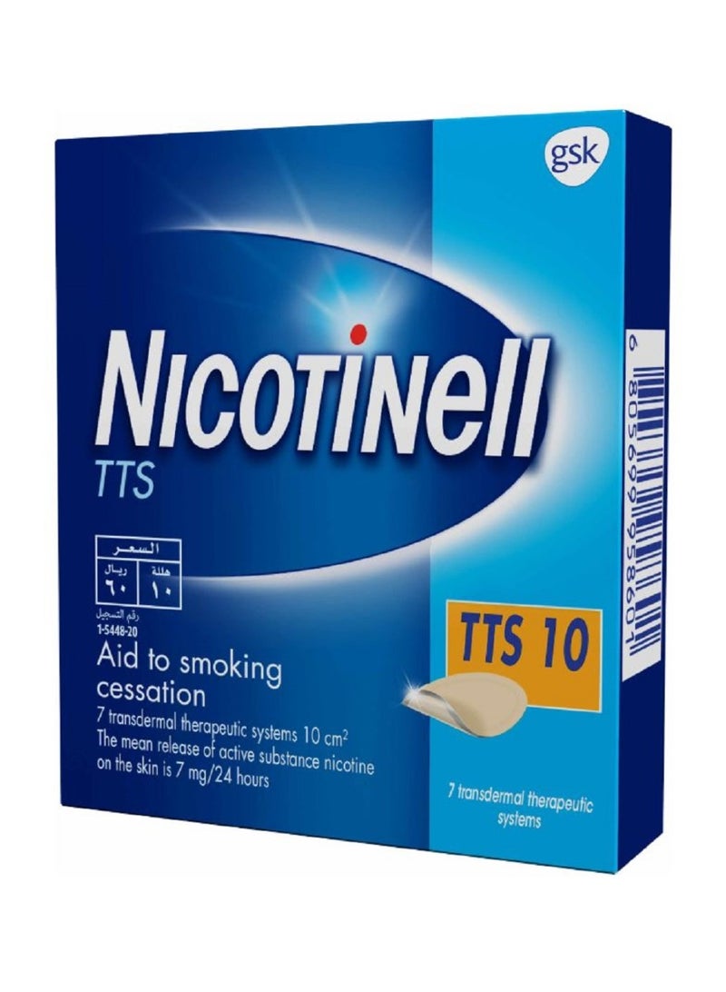 Nicotinell 10 TTS helps with smoking cessation, 7 mg/24 hours - Image 3