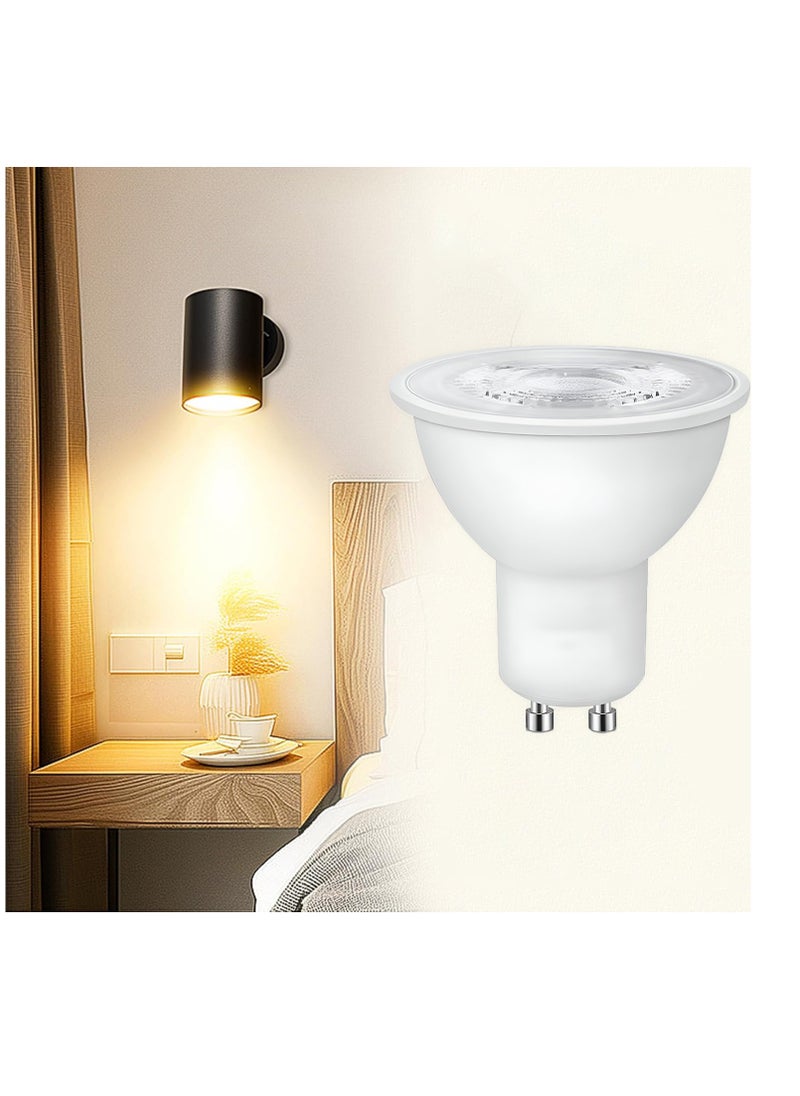 جوود واي لمبات GU10 LED غير قابلة للتعتيم – 7 وات – أبيض دافئ أصفر  3000 كلفن – شعاع ضيق 38° – توفير للطاقة – إضاءة مركزة مثالية للمنزل والمكاتب  - Image 1
