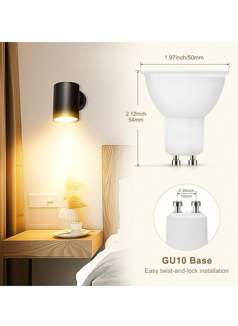 جوود واي لمبات GU10 LED غير قابلة للتعتيم – 7 وات – أبيض دافئ أصفر  3000 كلفن – شعاع ضيق 38° – توفير للطاقة – إضاءة مركزة مثالية للمنزل والمكاتب  - Image 4