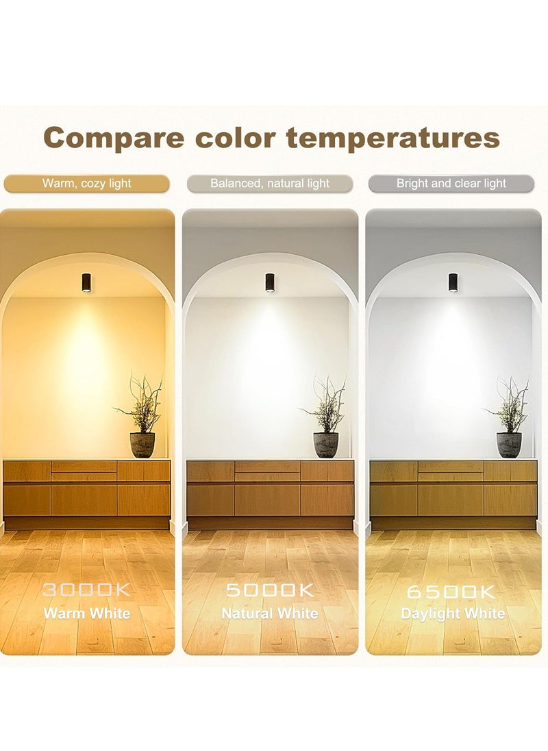 جوود واي - لمبات GU10 LED غير قابلة للتعتيم – 7 وات – أبيض دافئ أصفر  3000 كلفن – شعاع ضيق 38° – توفير للطاقة – إضاءة مركزة مثالية للمنزل والمكاتب - Image 1
