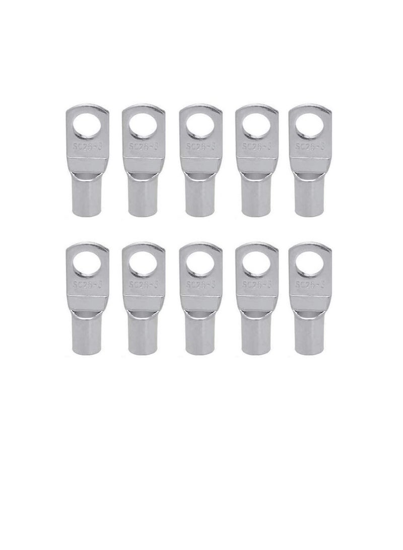 Copper Cable Lugs 10Pcs Set-Wire Terminals, Connector Cable lugs Ring Battery SC Terminals, for Marine, Solar, Automotive, Electric, Home Applications etc (Hole Size 12mm, Cable Size 150mm) - Image 1