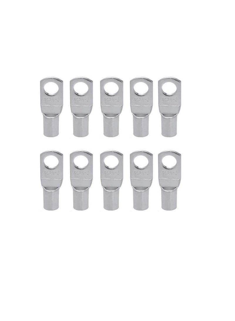 Copper Cable Lugs 10Pcs Set-Wire Terminals, Connector Cable lugs Ring Battery SC Terminals, for Marine, Solar, Automotive, Electric, Home Applications etc (Hole Size 12mm, Cable Size 150mm) - Image 3