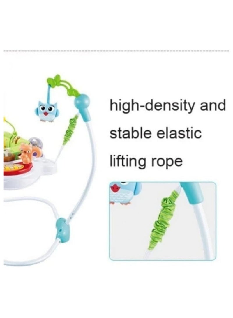 Tiibaby Baby Activity Jumper Bouncer, Infant Activity Center With Music, Lights And Sounds - 3 Adjustable Heights - Image 4