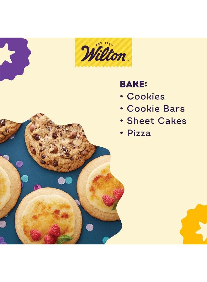 Wilton Wilton Platinum Premium Non-Stick Anti-Warp Bakeware, Made without PFAs, Large Baking Sheet, 11x17 in - Image 3