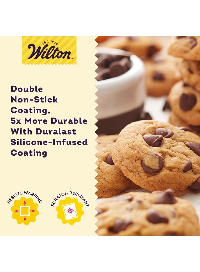 Wilton Wilton Platinum Premium Non-Stick Anti-Warp Bakeware, Made without PFAs, Large Baking Sheet, 11x17 in - Image 2