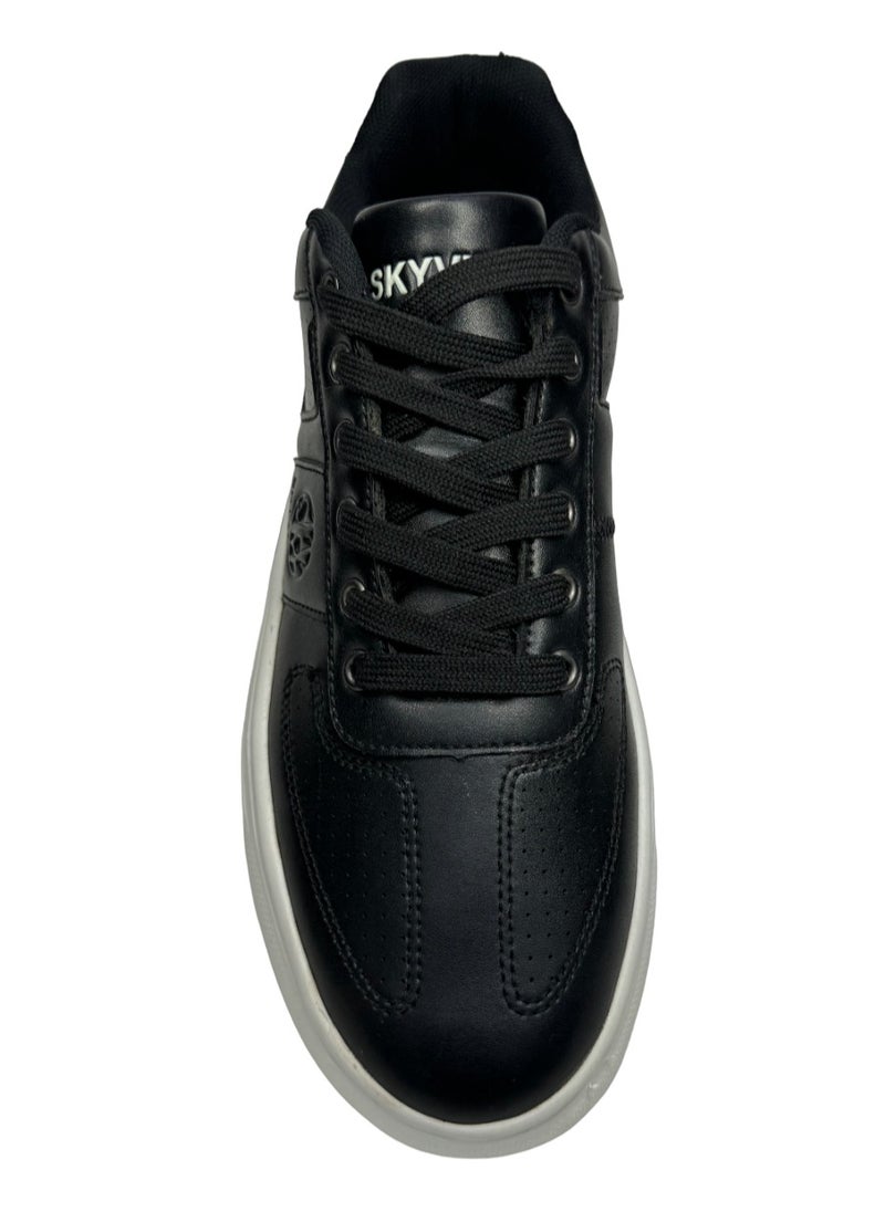 Sky View Sky View Men's Youth Fashion Light Weight Classic Sneakers Casual Walking Uniform Work Shoes  - Image 3