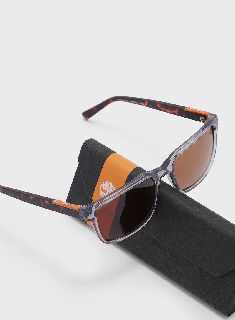 Timberland Uv Protected Wayfarer Polarized  Sunglasses
