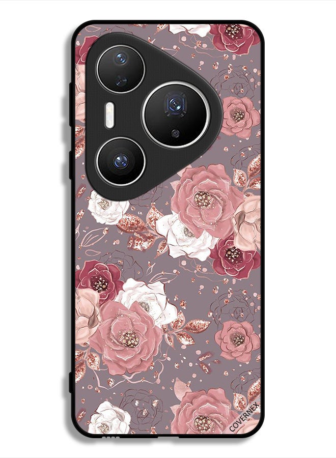 Covernex Huawei Pura 80 Pro Protective Case Cover Floral Wallpaper - Image 1