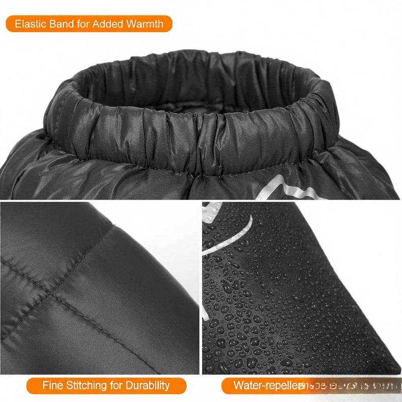 Down Booties Camping Slippers Winter Warm Duck Down Slippers Boots -15 ~ 0℃ Home Outdoor Camping Shoes Footwear for Men Women - Image 3
