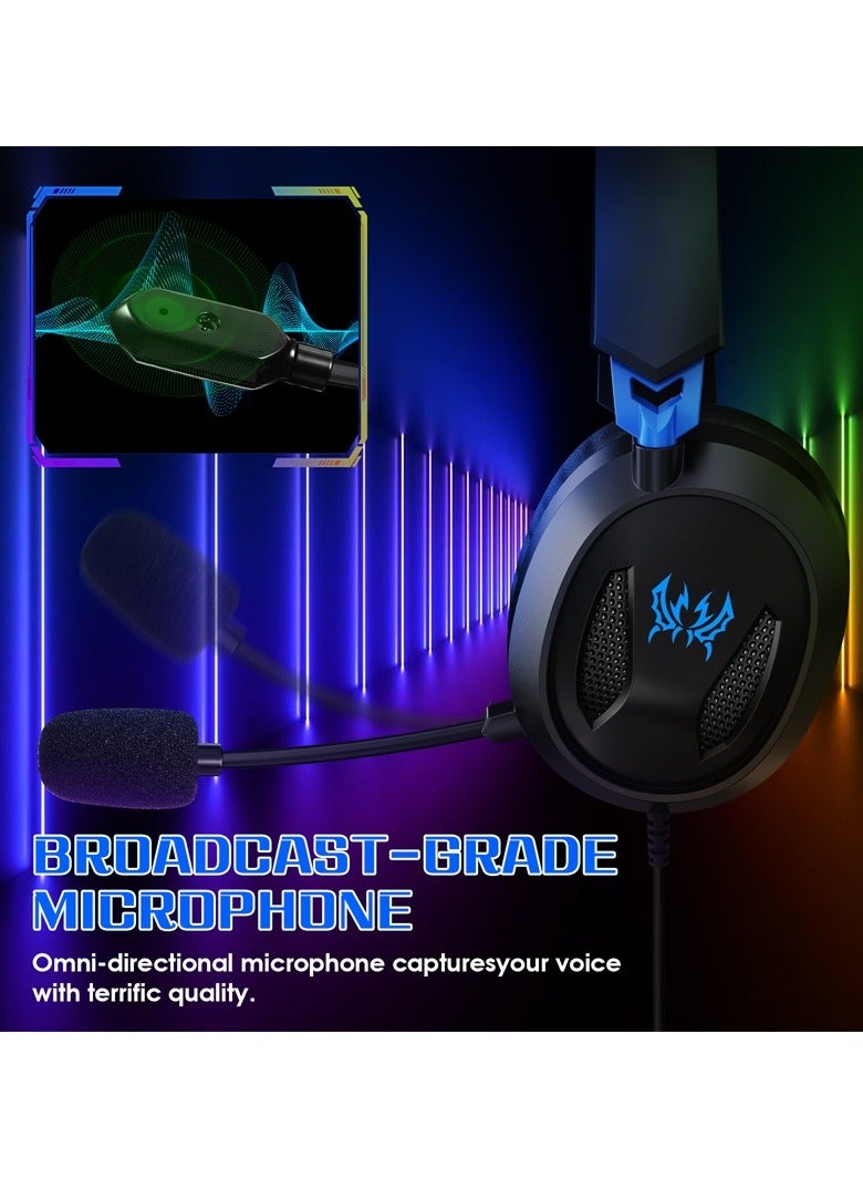 KOTION EACH G3100 Stereo Bass Gaming Headset With Omni Directional Mic Compatible For Mobile Phone Laptop And PC - Image 2