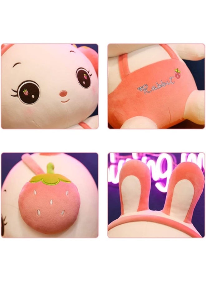 Cuddles Adorable Marshmallow Bunny Rabbit Plush Stuffed Animal Toy 30cm -Pink - Image 5