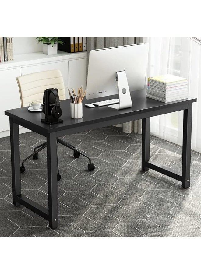 Computer Desk 120 * 60cm, Computer Laptop Table Desk Office Desk Study Writing Desk Easy Assembly, Computer Desk Modern Simple Style for Home Office - Image 2