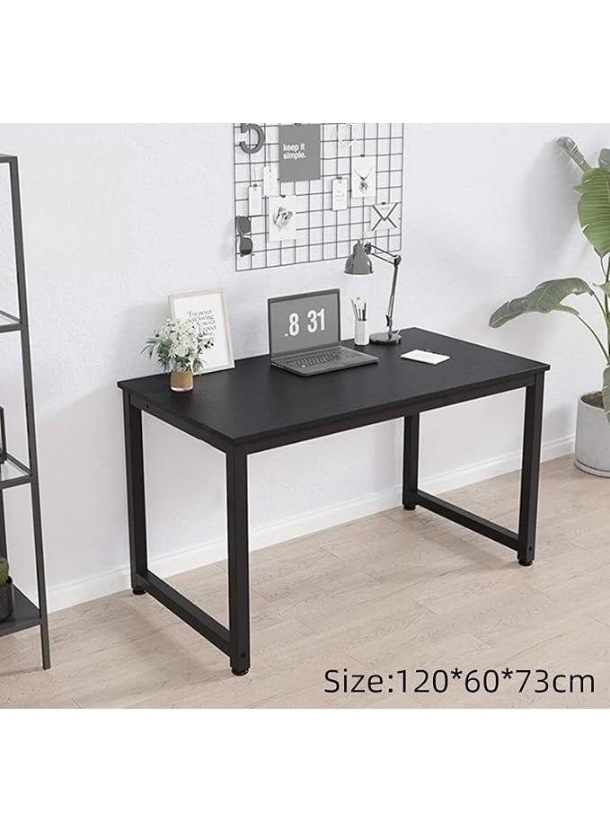 Computer Desk 120 * 60cm, Computer Laptop Table Desk Office Desk Study Writing Desk Easy Assembly, Computer Desk Modern Simple Style for Home Office - Image 3