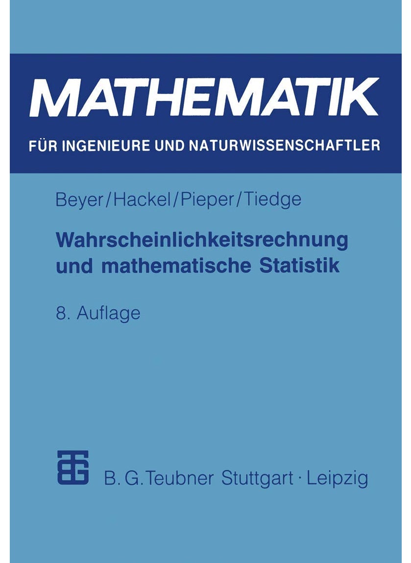 Wahrscheinlichkeitsrechnung Und Mathematische Statistik 