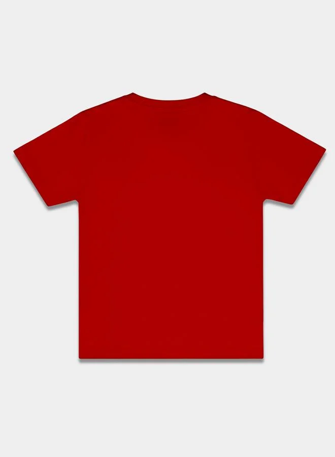 Looney Tunes Graphic Print Round Neck Fashion T-shirt