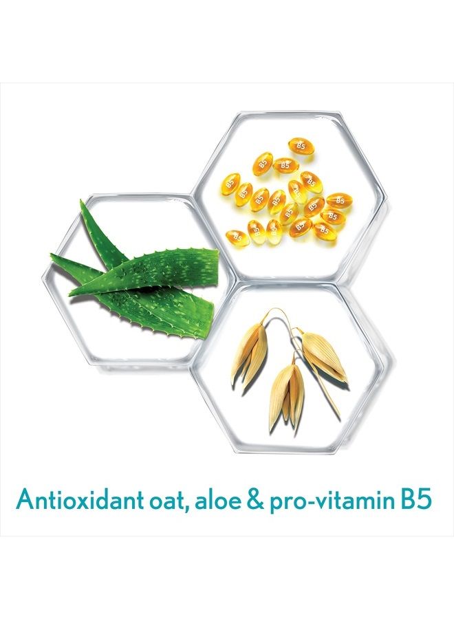 Aveeno غسول الجسم العلاجي الخالي من الكبريتات للبشرة الحساسة والمتضررة والجافة، منظف لطيف بالشوفان، مص formulated بدون بارابين وعطور وصابون - Image 4