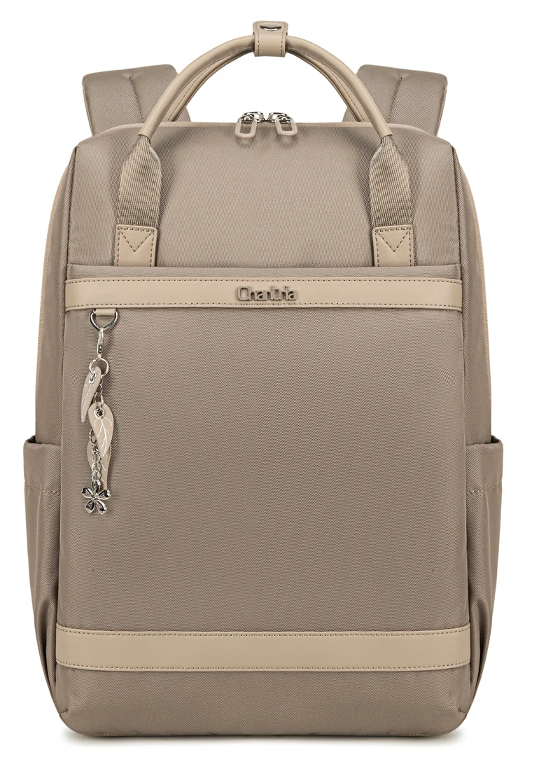 Chantria Premium Lightweight Laptop backpack for Women Water Resistant Multifunctional Anti-Theft Daypack with Separate Laptop Compartment, CB00639- Khaki