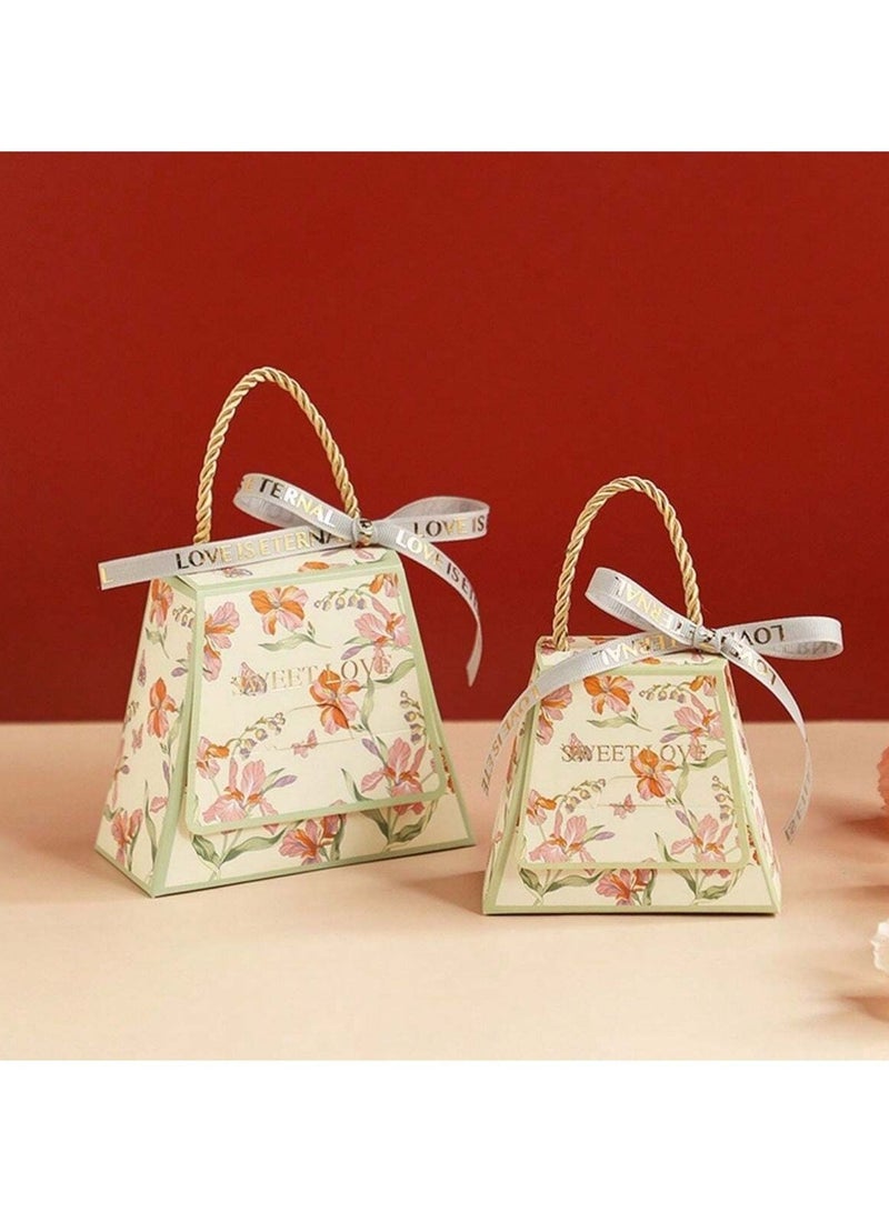 توزيعات عيد علب هدايا لتوزيعات هدايا العيد و أعياد الميلاد مثالية لتقديم الشوكولا والحلويات أو الهدايا مجموعة من 10 حبات مقاس( 11*13 cm) - Image 1