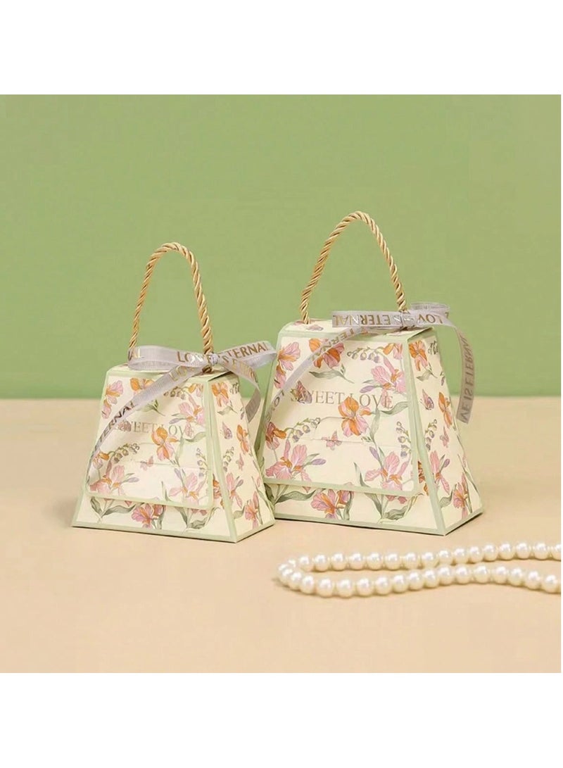 توزيعات عيد علب هدايا لتوزيعات هدايا العيد و أعياد الميلاد مثالية لتقديم الشوكولا والحلويات أو الهدايا مجموعة من 10 حبات مقاس( 11*13 cm) - Image 2