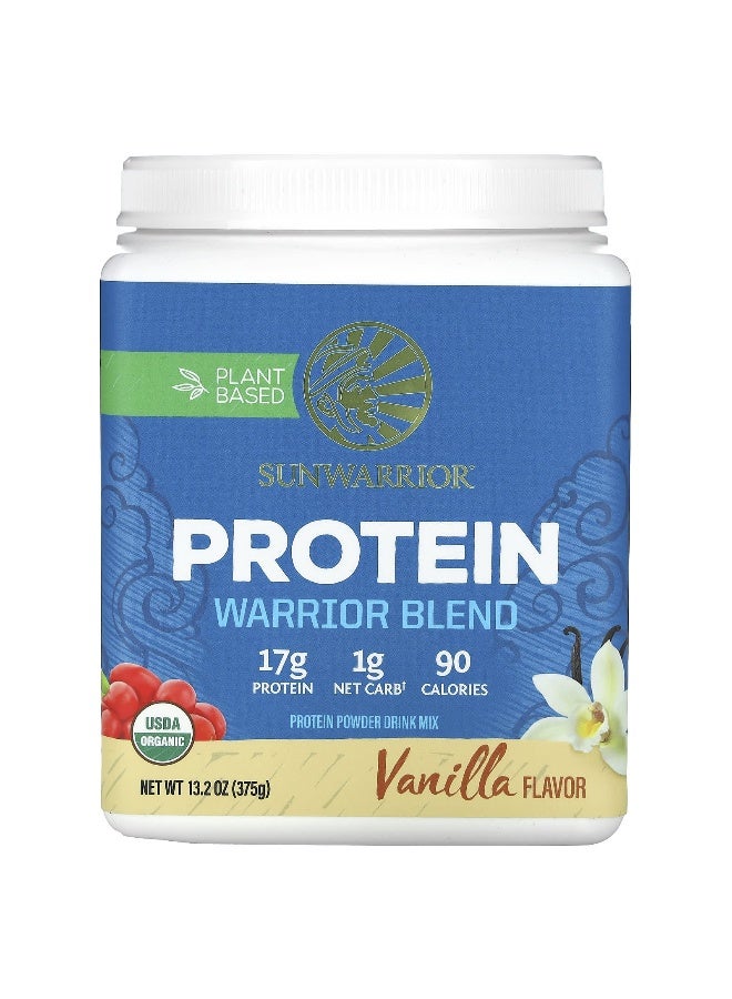 Sunwarrior Sunwarrior, Warrior Blend, Protein, Vanilla, 13.2 oz (375 g)  - Image 1