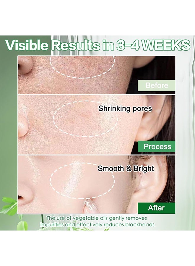 OUHOE Green Tomato Clay Mask Cleanser - Face Wash With Smudge stick, Pore Purifying with 49% Green Tomato Extract, Sebum & Clogged Pore Care, Exfoliation, Fragrance-Free, Vegan & Dermatologically Tested, 120g - Image 2