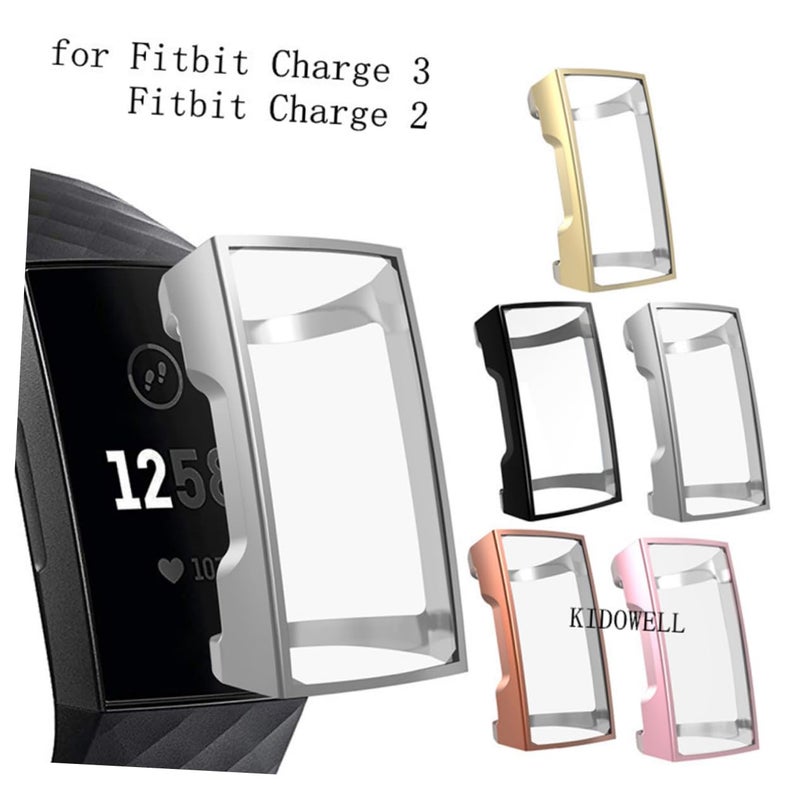 غطاء واقي شفاف من TPU للساعة متوافق مع Fitbit Charge سهلة التركيب المقاس 1 - Image 3