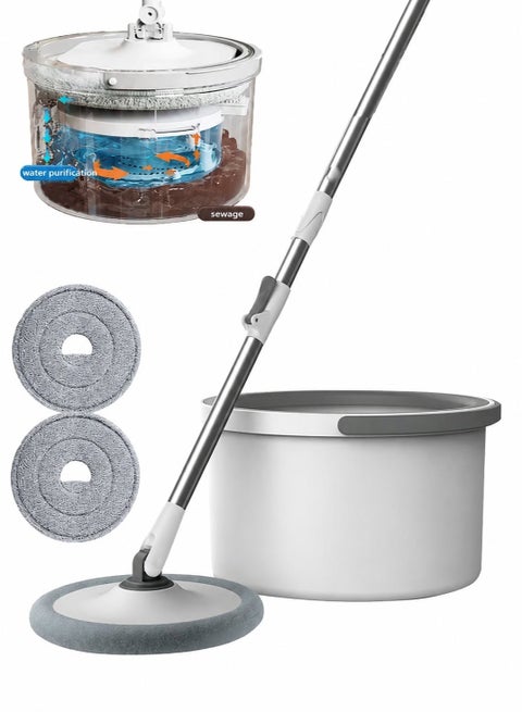 Professional Microfiber Floor Mop with Two Extra Cloth Pads for Superior Cleaning