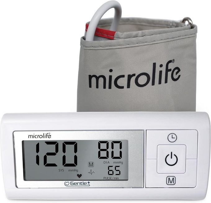 microlife Series 200 Automatic Upper Arm Blood Pressure Monitor WideRange Cuff Fits Most Adult Arms up to 165 inLarge Stores 30 Results Compact Digital Blood Pressure Machine Storage Pouch - Image 1