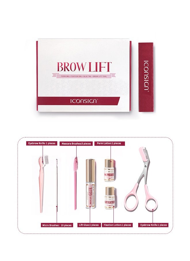 ICONSIGN - Eyelash lifting eyebrow lamination kit lasts 6 to 8 weeks - Image 1