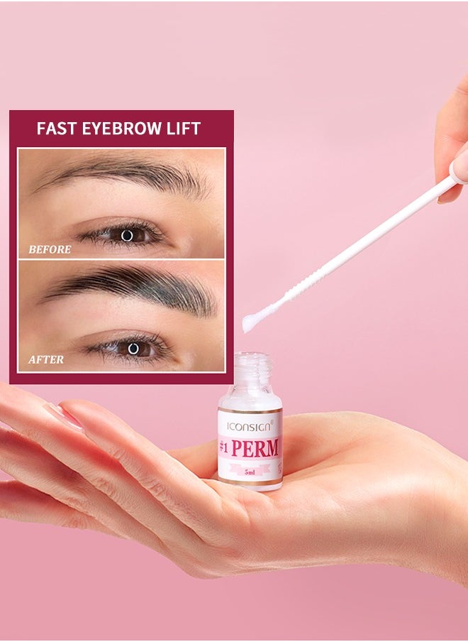 ICONSIGN - Eyelash lifting eyebrow lamination kit lasts 6 to 8 weeks - Image 1