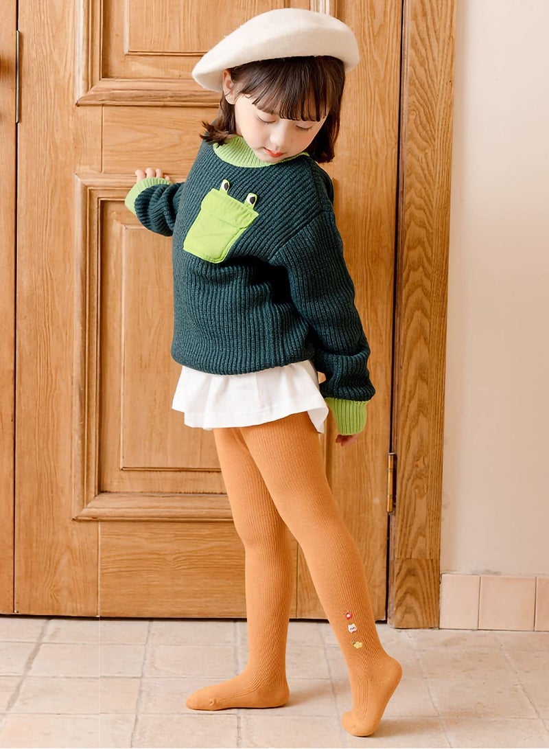 Soft Cotton Baby Tights for Girls, Warm Infant Leggings and Toddler Socks, Cozy Newborn Pants - Image 4