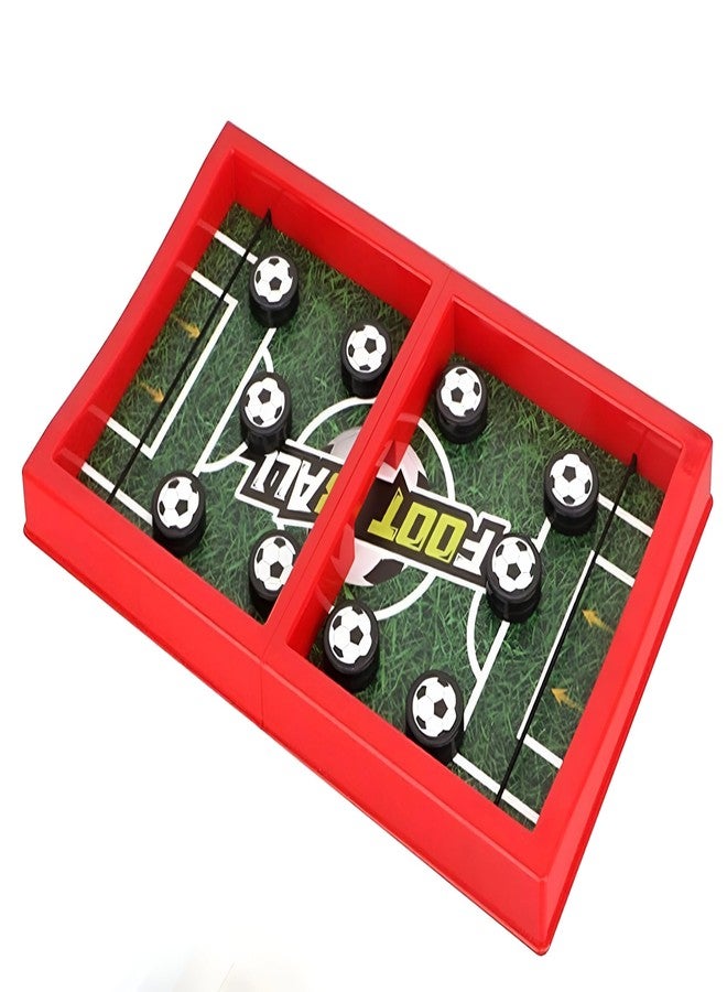Tickles Fast Slingpuck Game - Super Fast Wooden Sling Puck Game| Portable Table Board Game for Kids and Adults Boys & Girls (Size: 35 cm Color: Multicolor) - Image 1