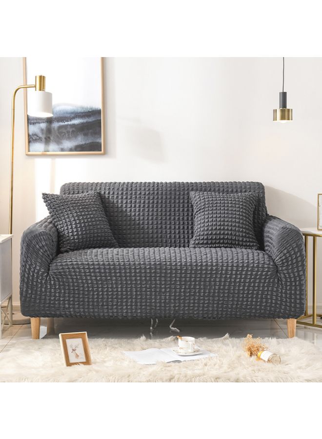Loquat Three Seater Sofa Cover Grey - Image 2