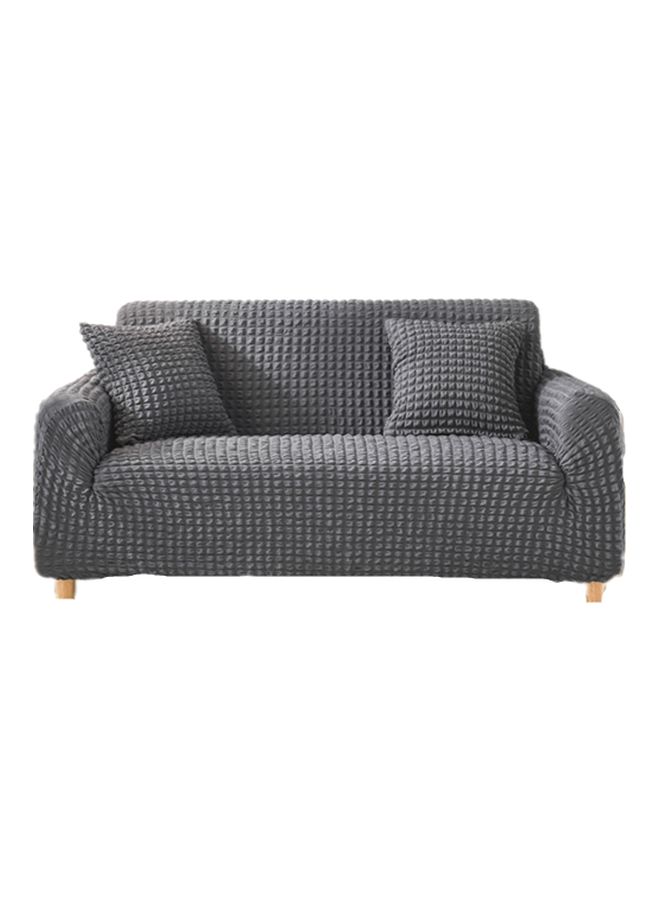 Loquat Three Seater Sofa Cover Grey - Image 1