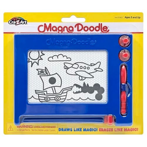 CRAZArt Mini Magna Doodle Magnetic Drawing Board Creative Learning Toy Ages 3 - Image 1
