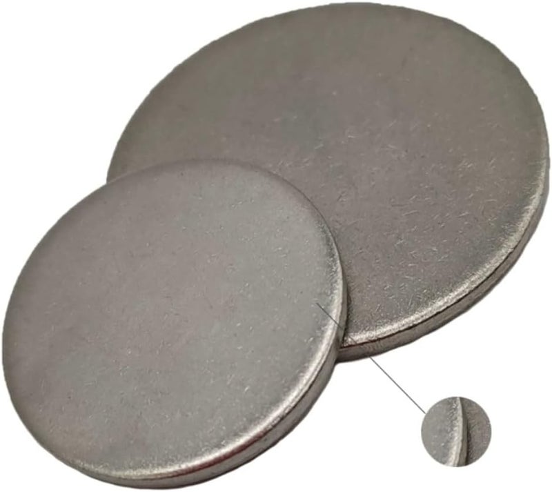 Metal Discs, 1.8mm Thick 304 Stainless Steel Discs - Round Metal Plates 7mm to 90mm for Crafting and DIY Projects(12mm 10Pcs) - Image 5