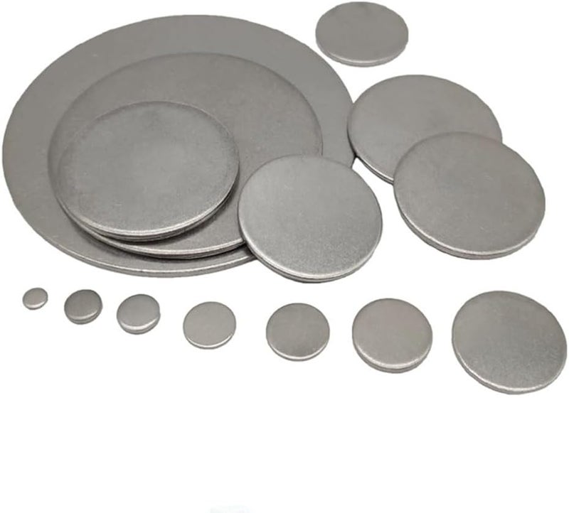 Metal Discs, 1.8mm Thick 304 Stainless Steel Discs - Round Metal Plates 7mm to 90mm for Crafting and DIY Projects(12mm 10Pcs) - Image 2