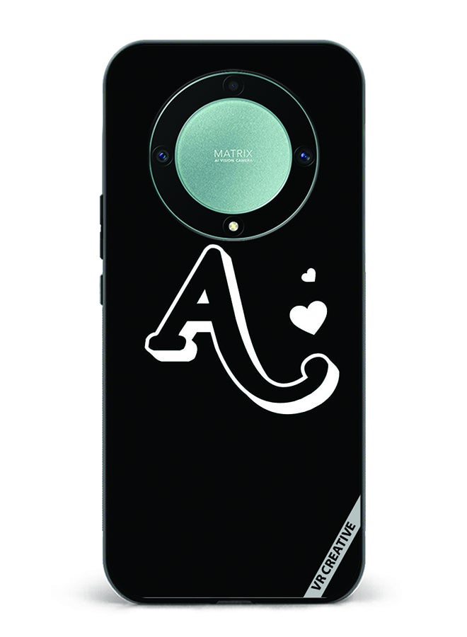 VR CREATIVE غطاء حماية لهاتف Honor X9b بتصميم حرف A متعدد الألوان - Image 1