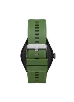KENNETH SCOTT Kenneth Scott KG10SE-XSBBH Unisex Smart Display Watch & Silicone Strap Black & Olive Green  - Image 4