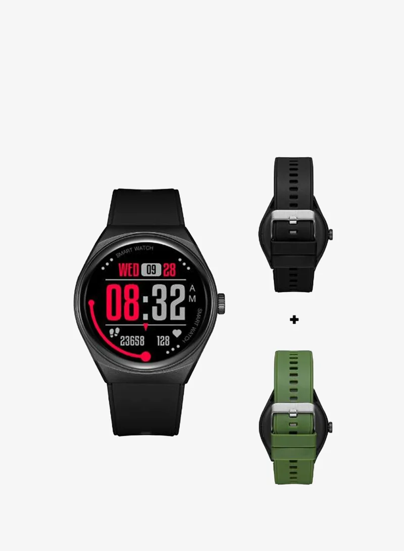 Kenneth Scott Unisex Silicone Smart Watch KG10SE-XSBBH - 47.2 mm