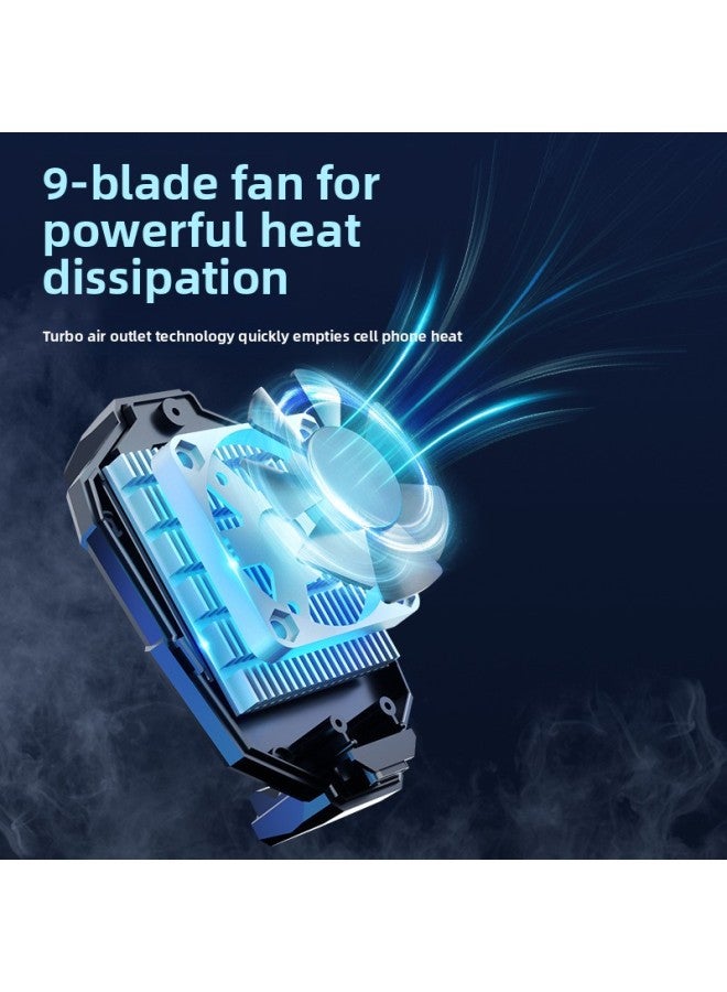 Mobile Phone Radiator Semiconductor Refrigeration Mobile Phone Cooling Cooling Artifact For Millet Black Shark Ice Back Clip 2pro-Product Color:X57 Black [Semiconductor Third Gear Cooling]]  - Image 4